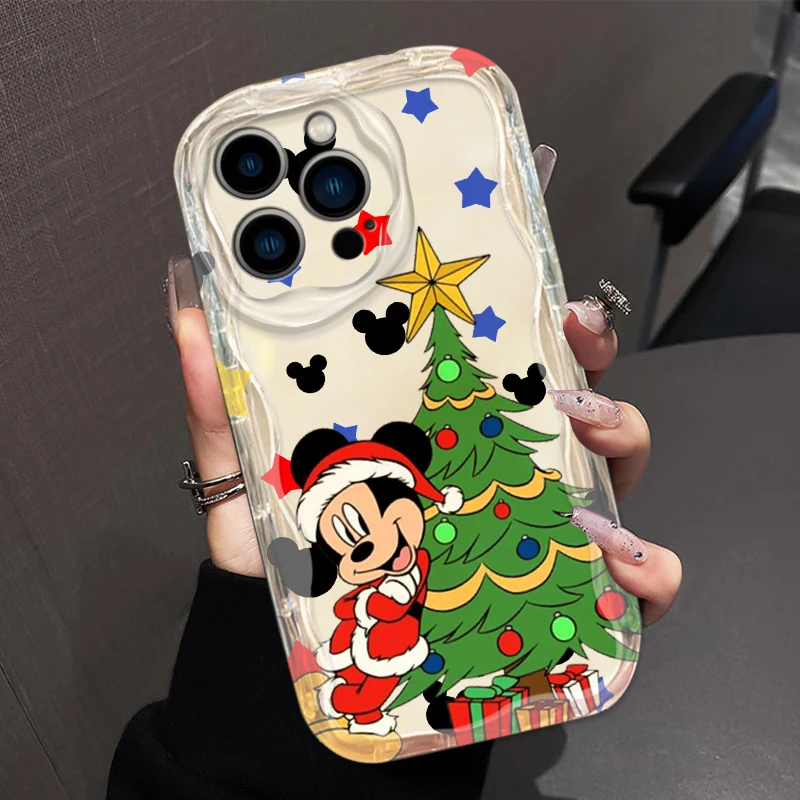 thumbnail image 1 of Disney-funda transparente de Mickey Wave para teléfono móvil Apple, carcasa suave de Navidad para iPhone 15, 14, 13, 12, 11, XS, XR, X, 7, 8 Pro Plus Max, 1 of 5