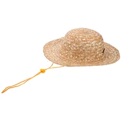 Children's Handcrafted Straw Hat for Costumes and Outdoor Play (As Shown)