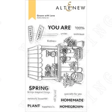 

Grown with Love Silicone Stamps Scrapbook Diary Decoration Embossing Template Diy Greeting Card Handmade 2022 New Arrival