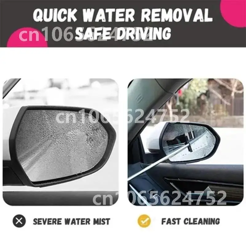 

Quickly Clean Water Mist Rearview Mirror Wiper for Auto Glass Tool