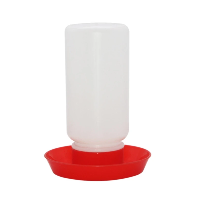 

Plastic Poultry Chicken Waterer Drinker Container Dispenser Smooth Water Flow