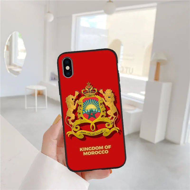 Premium Moroccan Flag Design Phone Case - High-End Protection & Style