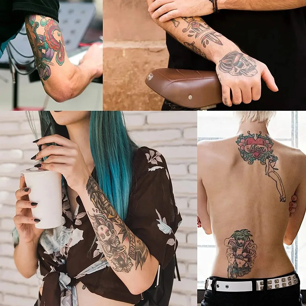 MICEYA 10PCS Colors Professional Tattoo Inks Painting Pigment Semi-Permanent Tattoo Paints Supplies Body Beauty Makeup Tools