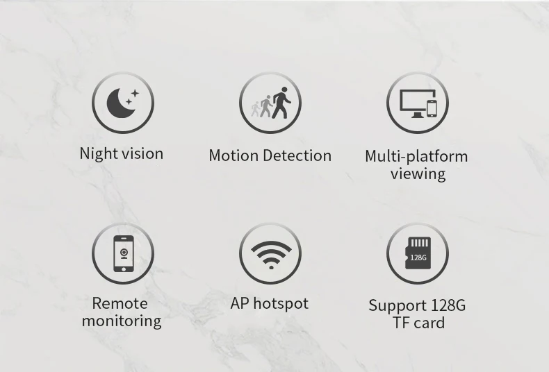 HD Mini Camera, Wi-Fi, telefone móvel, monitoramento