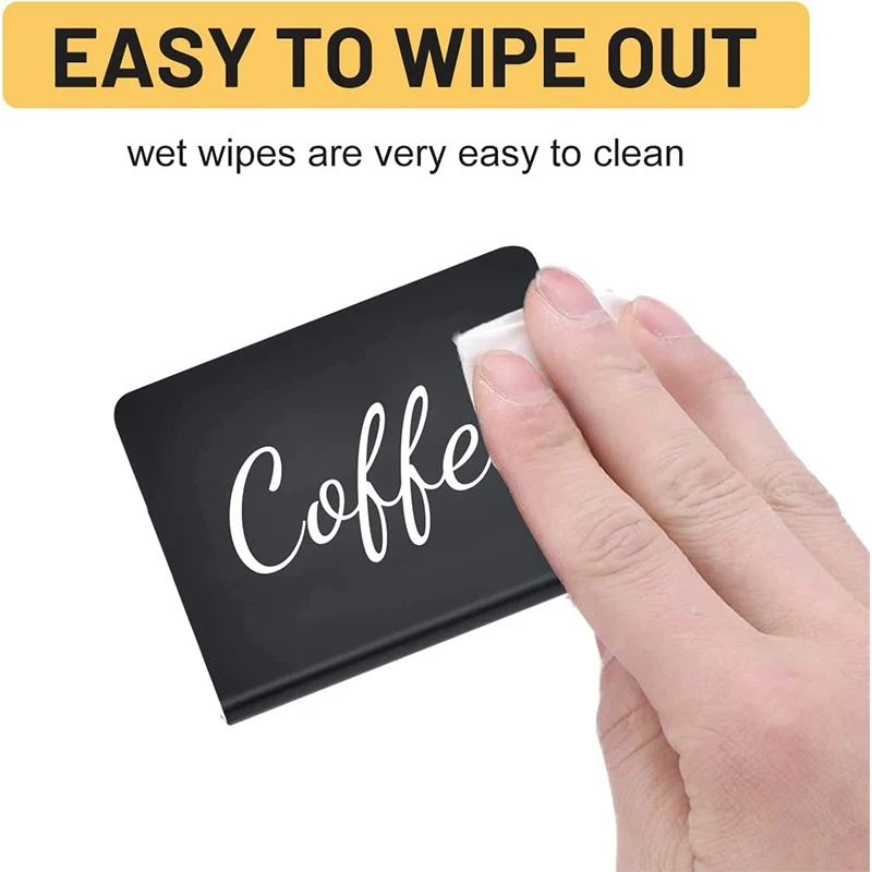 Sign Chalkboard Food Mini Board Party Chalkboards Labels Message Blackboard Chalk Table Display Price Tabletop
