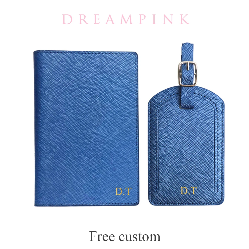 Wholesale High Quality Custom hot stamp Initial keepall Leather Luxury  Luggage Tag Bag Accessories Fashion Designer Logo Travel Label From  m.