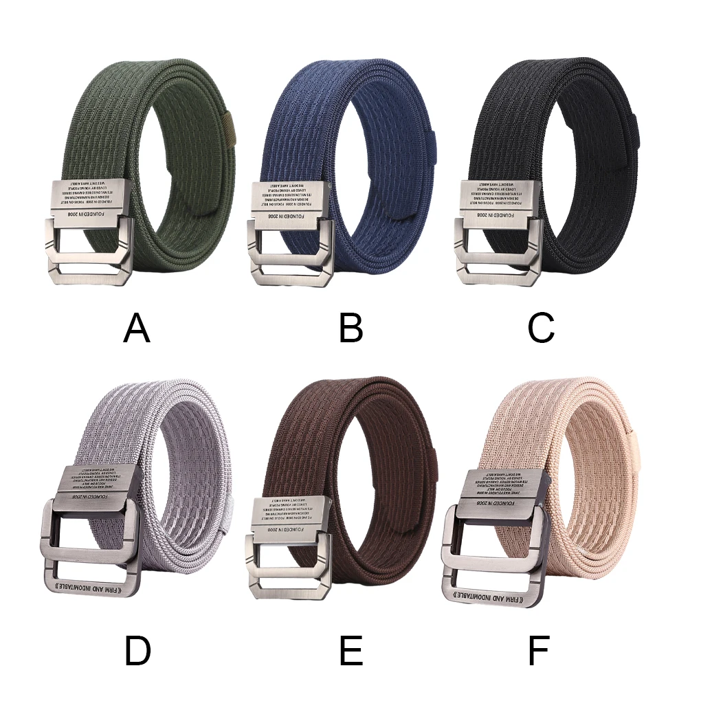 Stylish Mens Canvas Belt - Exquisite Craft All Trend Match Jeans 100 Nylon Belt Scratch-resistant