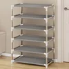 Non-woven dustproof shoe rack 6-layer 8-layer 10-layer large space storage corridor shoe replacement area must be available 3