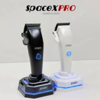 SPACEXPRO Jucai/Starship Series Fast Charging Technology 9CR Steel Head Digital Brushless Motor Professional Oil Head Clipper 1