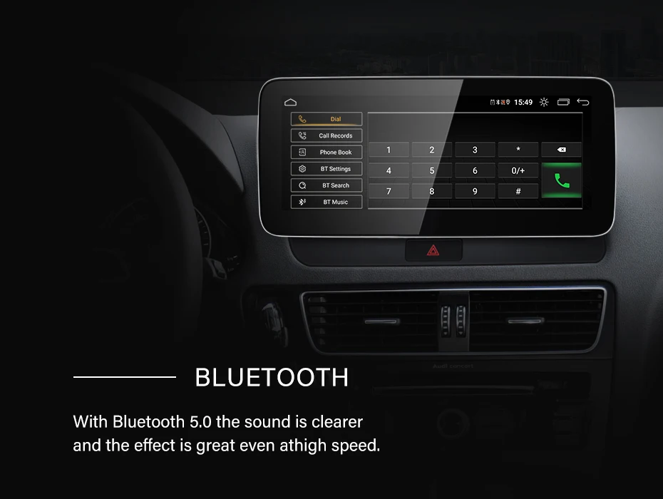 Snapdragon665 8G 128G Android13 Wireless Carplay AUTO For AUDI 09-16 Q5 Car Vide
