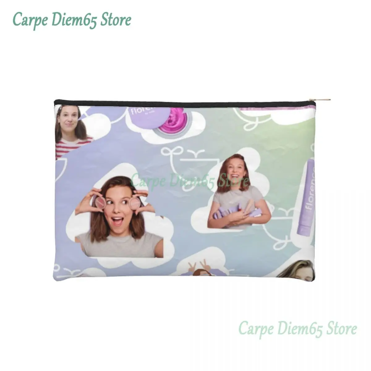 Custom Firenze By Mills Travel Cosmetic Bag Women Millie Bobbys Brown Toiletry Makeup Organizer Ladies Beauty Storage Dopp Kit