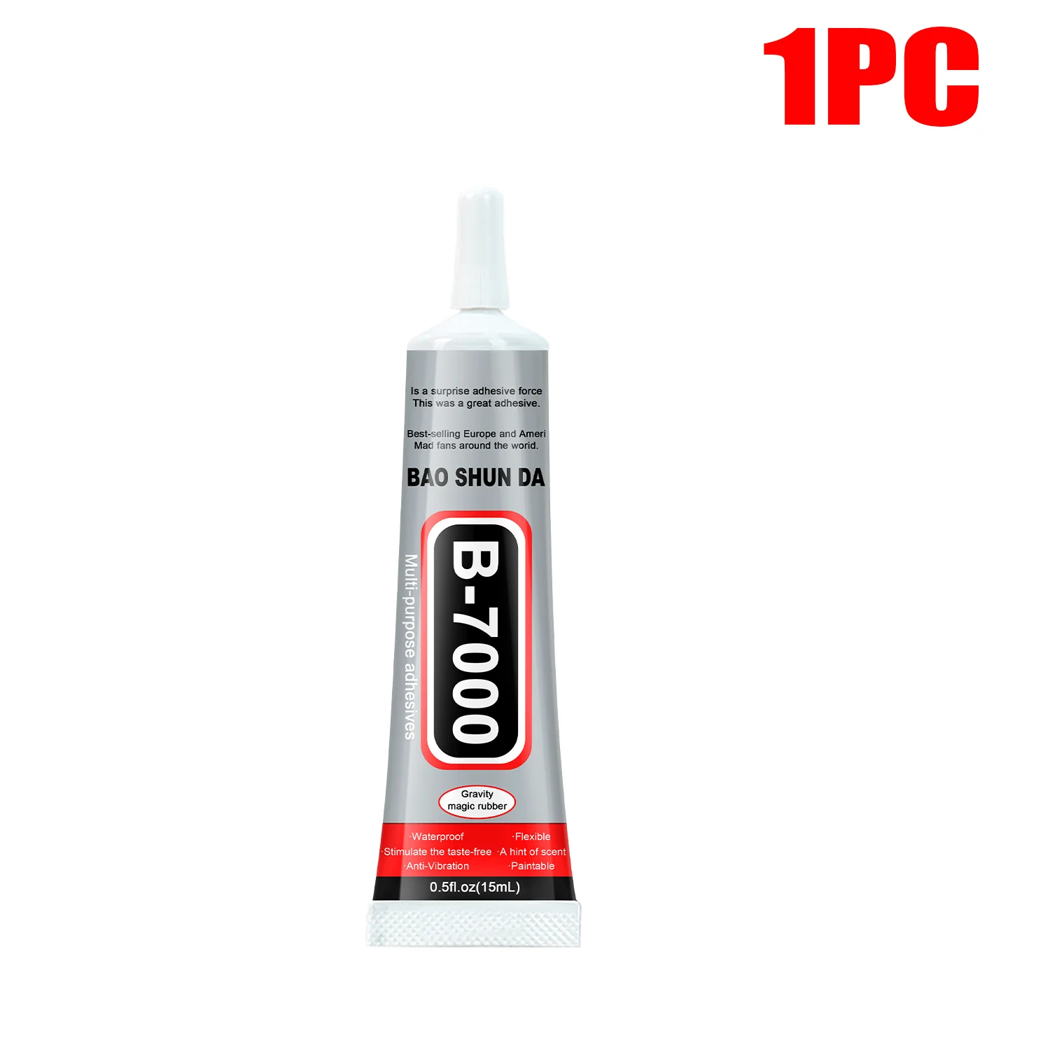 Versatile B7000 Multi-Purpose Adhesive with Anti-Clogging Design, 110ml
