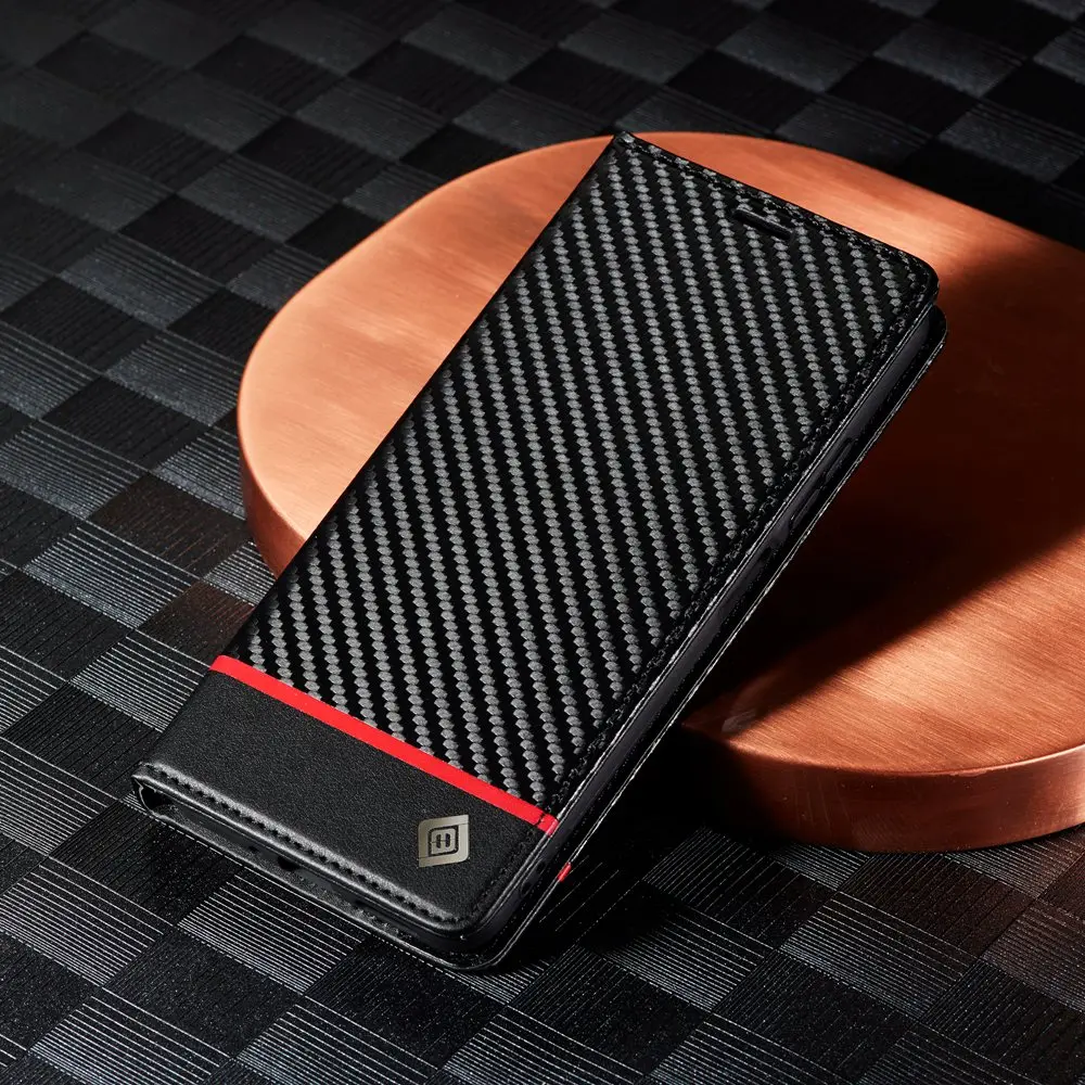 Leather Fiber Grain Flip Wallet Phone Case - Enhanced Protection and Style Cover