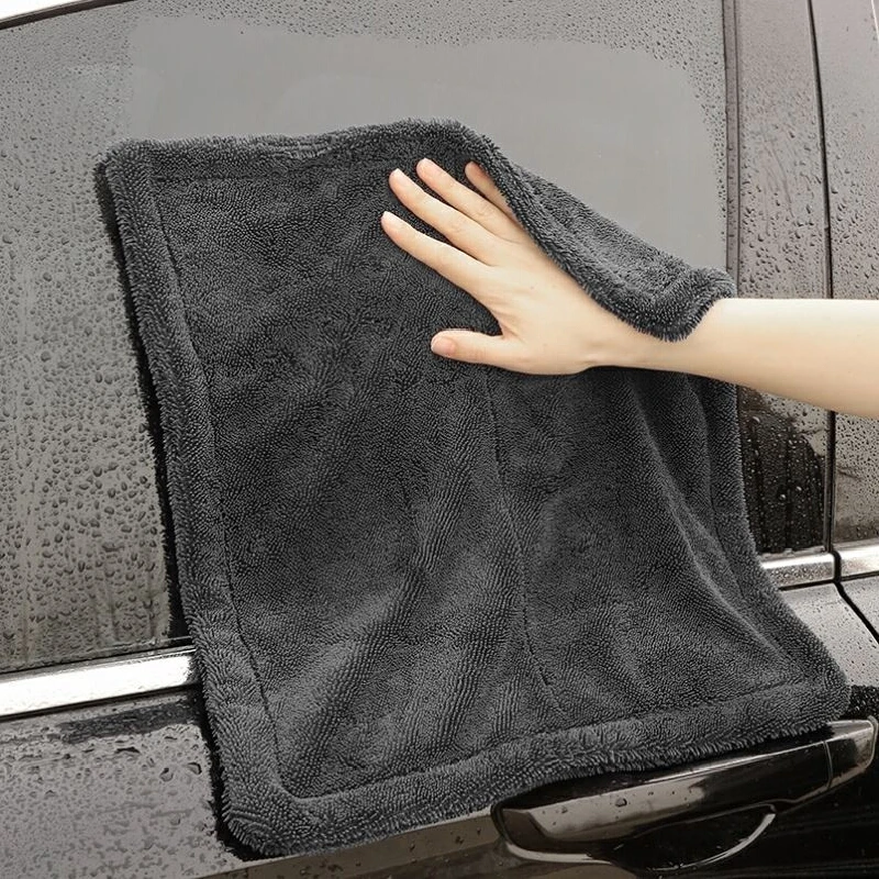 New Car Wash Towel 1200gsm Microfiber Double-Sided Ultra Absorbent Car Wash Cloth Cleaning Drying Towel Washing Accessories 2