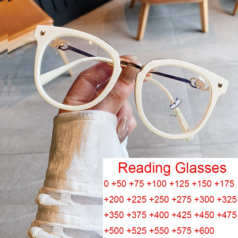 Alibaba Latest Fashion Glasses 2018 Elegant White Oversized Round