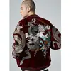 Winter Embroidered Dragon Baseball Uniform Coats Trendy Spring and Autumn Men and Women Heavy Yokosuka Chinese Style Coat 1