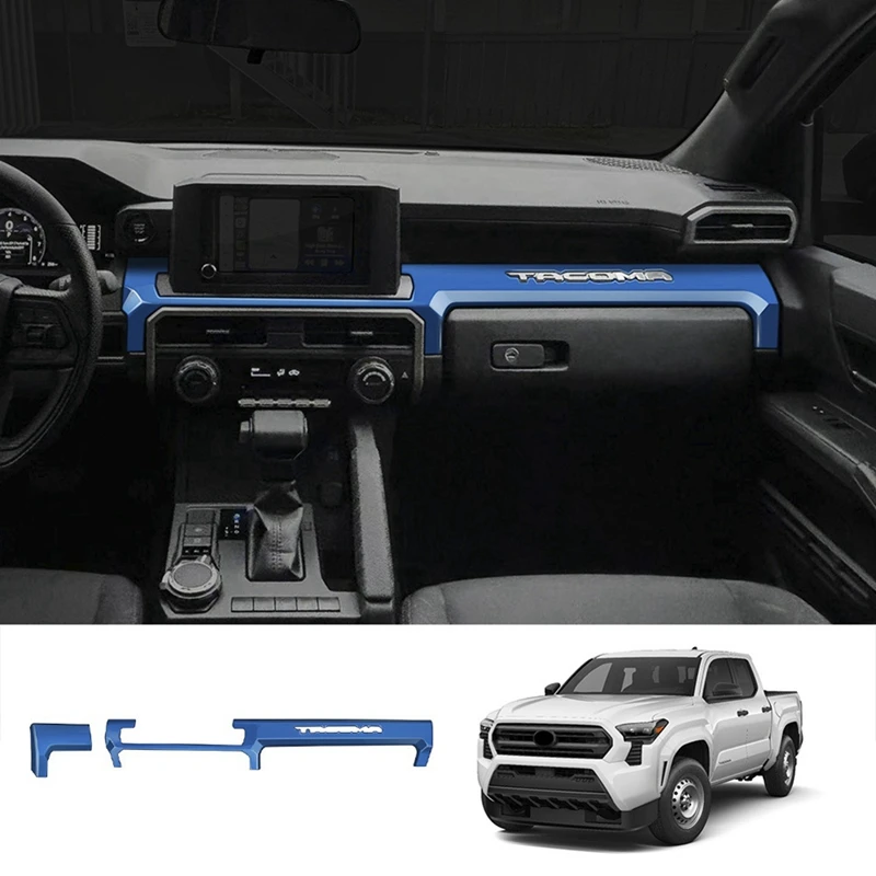 

Car Center Console Panel Trim Sticker For Toyota TACOMA 2024 Console Trim Cover Interior Accessories