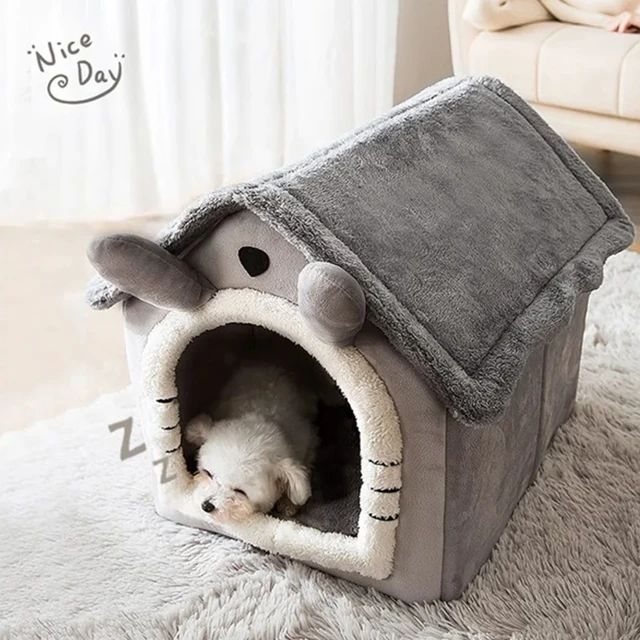 Folding houses for small and medium sized dogs and cats, mattresses, pet products, puppy baskets, winter kennels 6