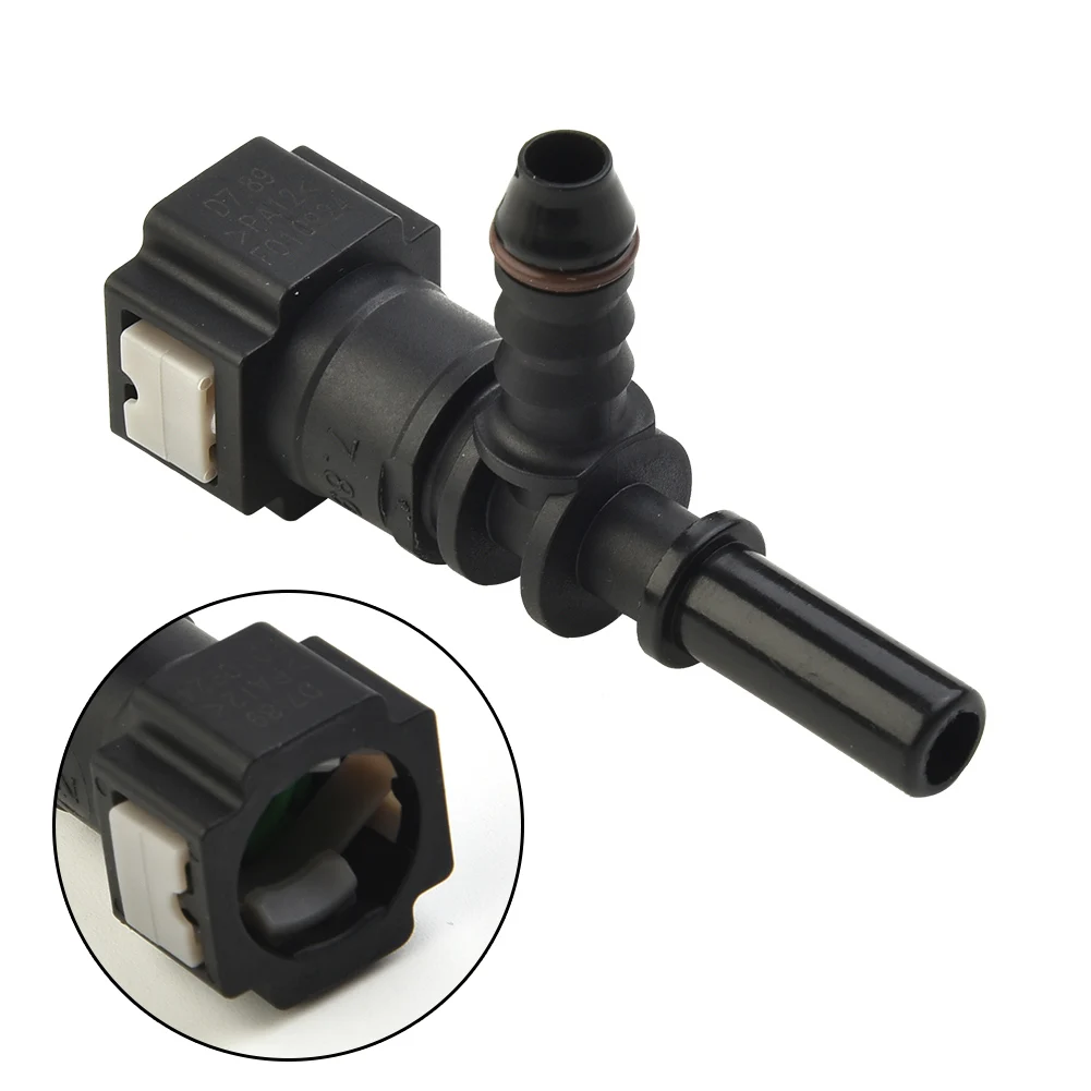 Fuel Line Coupler Car Fuel Line Hose Quick Release Connector 7.89 ID6 Female Bundy Tee Fitting Fuel Line Hose Coupler Carburetor Part