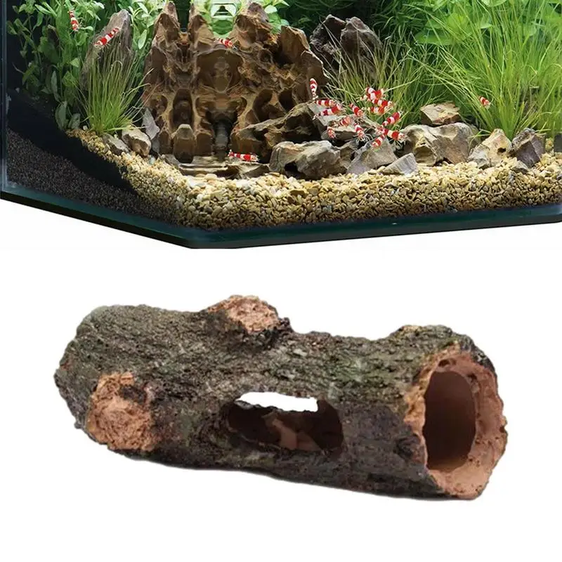 Acquario Decor Hollow Trees Ornament For Aquarium Landscape Aquarium Tree Ceppo Rock Hollow Cave Stone Per Ciclid Betta Fish