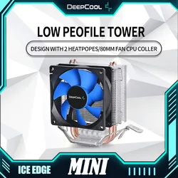 DeepCool Ice MINI FMI/AM4/AM3/AM2/AM1 mini Heat Pipe CPU Cooler Computer Fan Silent Big Frost Tower LGA155X/775/1200/