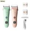 WAIKIL Professional Baby Electric Hair Clipper Silent Hair Trimmer USB Charging Cordless Digital Baby Clipper Ultra Silent 6