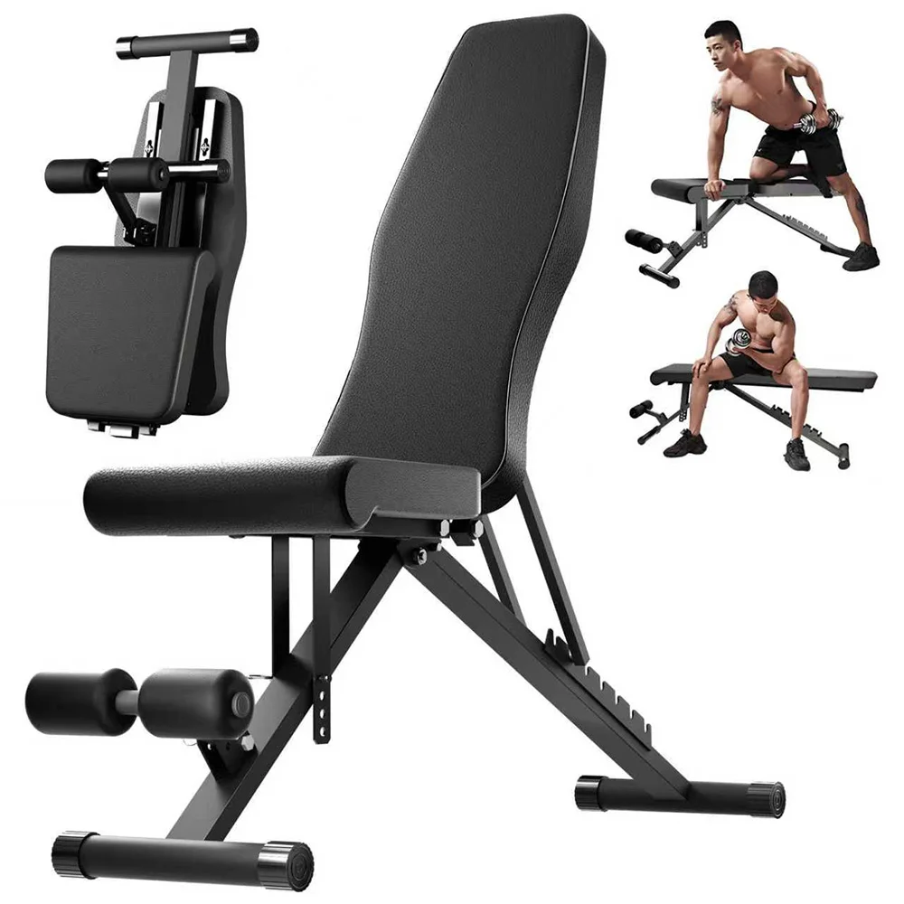 Weight Bench for Full Body Workout Multifunctional Strength Training Dumbbell Bench Press Adjustable Foldable 1000 lbs Capacity