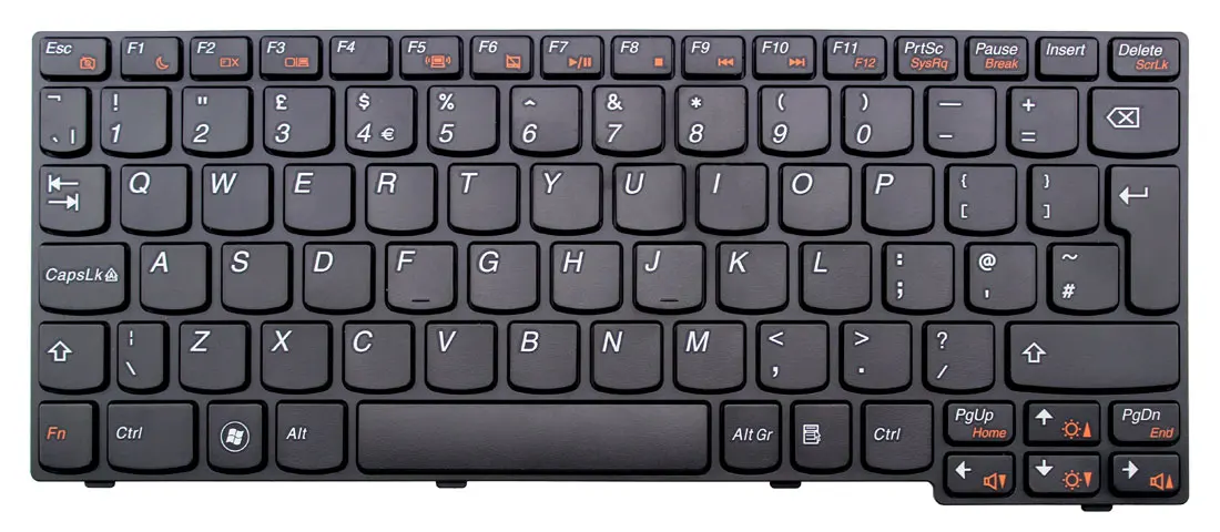 LARHON New Black UK English Keyboard Frame For Lenovo ideapad S100 S100c S10-3 S10-3s S110 | Компьютеры и офис