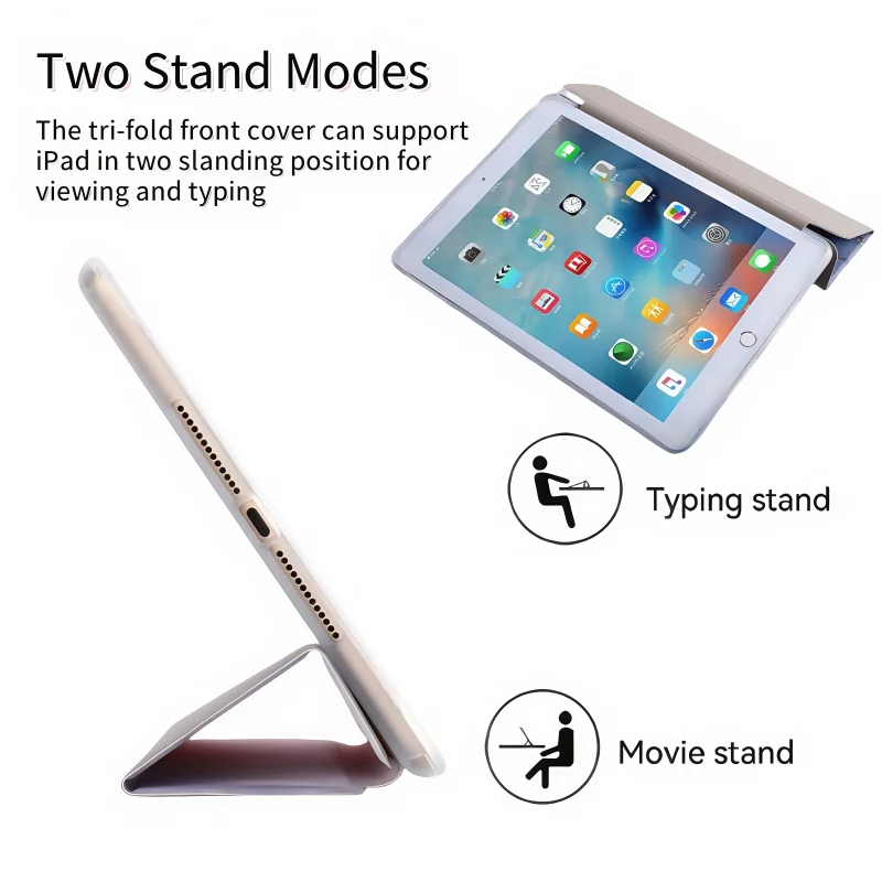 Ultra Slim Leather Smart Flip Case – Anti-Dust Folding Folio Cover