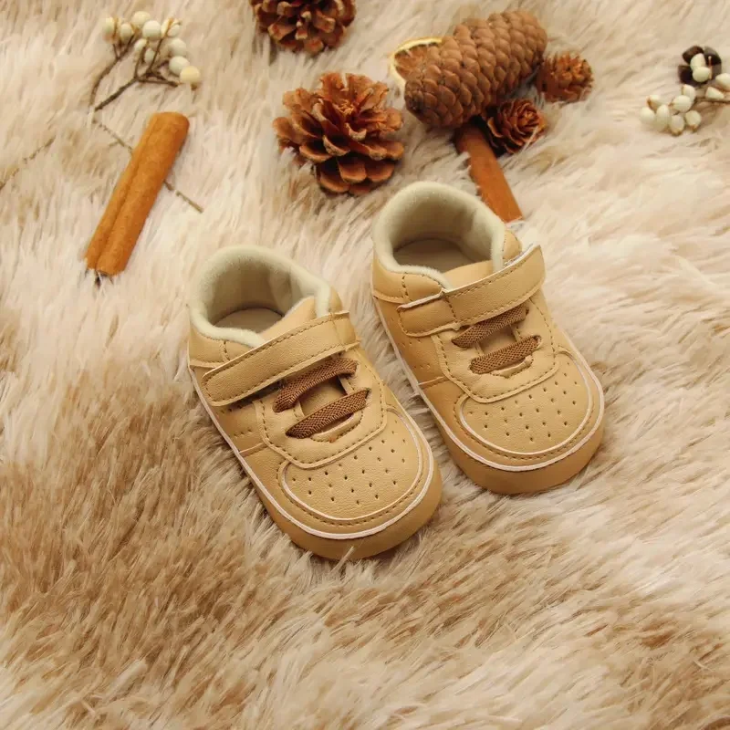 Hot Selling Baby Casual Sports Shoes Spring and Autumn Girls and Boys High Quality Rubber Sole Anti Slip Prewalker Shoes 3