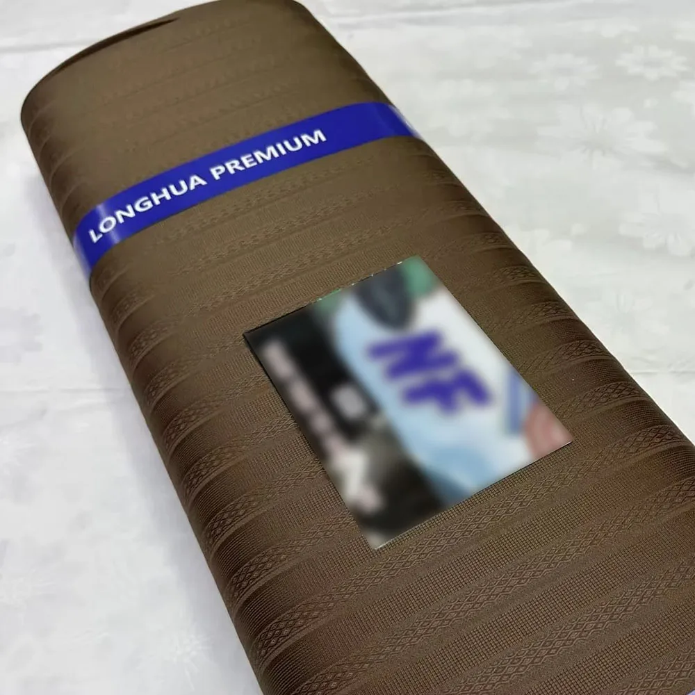 Cotton Blending Material Fabric 5 Yards Cross Stripe Pattern High Quality Suit Fabrics For Men 09B13