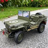 JJRC C8815 Rc Car 1941 JEEP WILLYS 2.4g 4wd RTR Crawler Climbing Scale Military Truck Offroad Vehicle Adult Toy Gift for Kids 3
