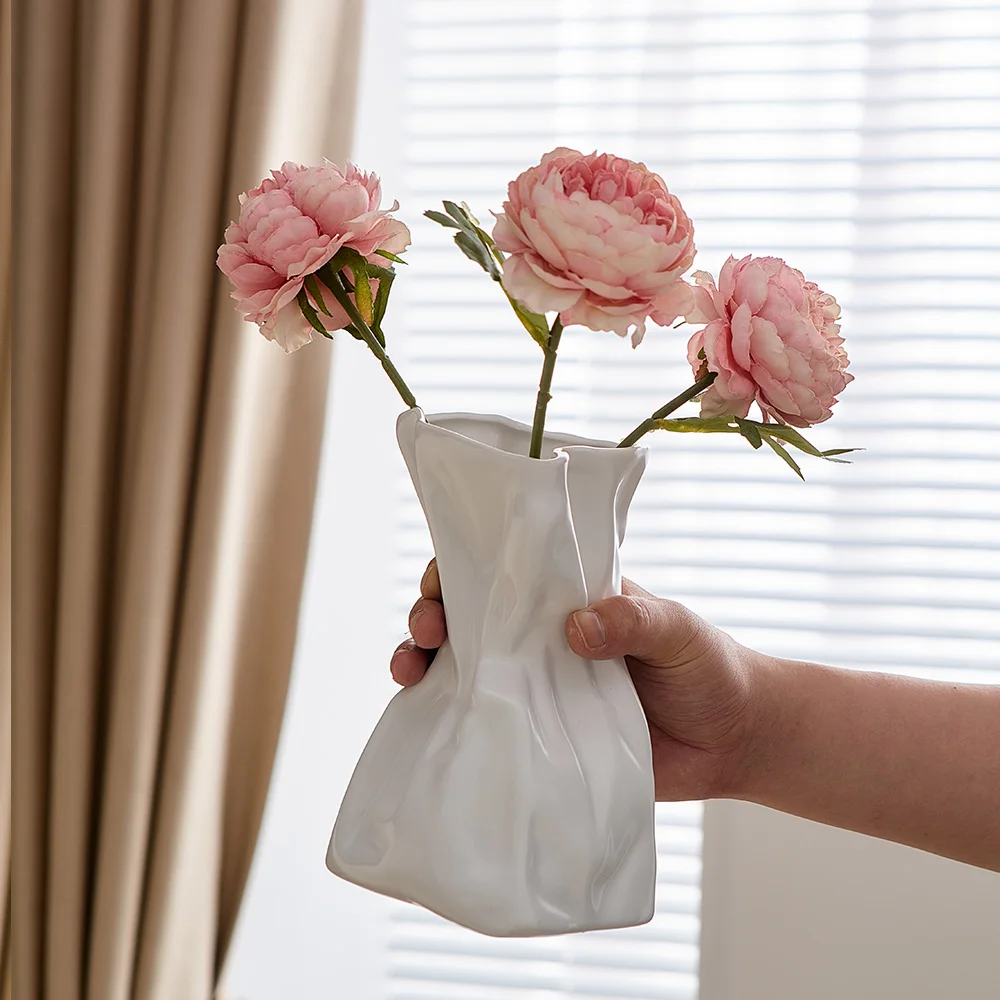 

Irregular Flower Vase for Dried Flowers Nordic Home Decor Vases for Interior Wedding Decoration Vase Flower Pots and Planters