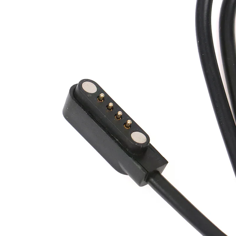 유니버설 스마트워치 충전 케이블 마그네틱 충전 케이블 2핀 4핀 USB 충전기 스마트워치용 7.62mm 2.54mm 4mm
