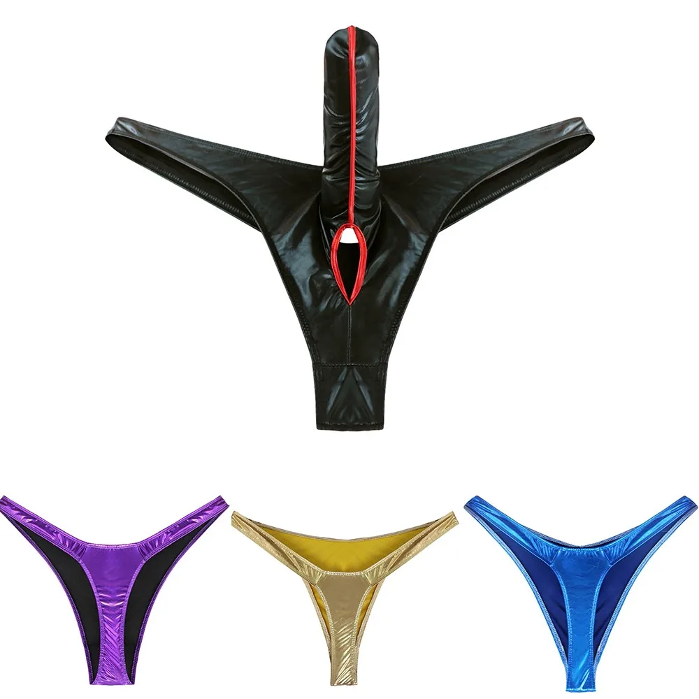 New Mens Sexy Lingerie Ball Hole Thong Underwear BoxerSheath Br Closed Pennis Briefs Mini Briefs Lingerie Erotic men underwear