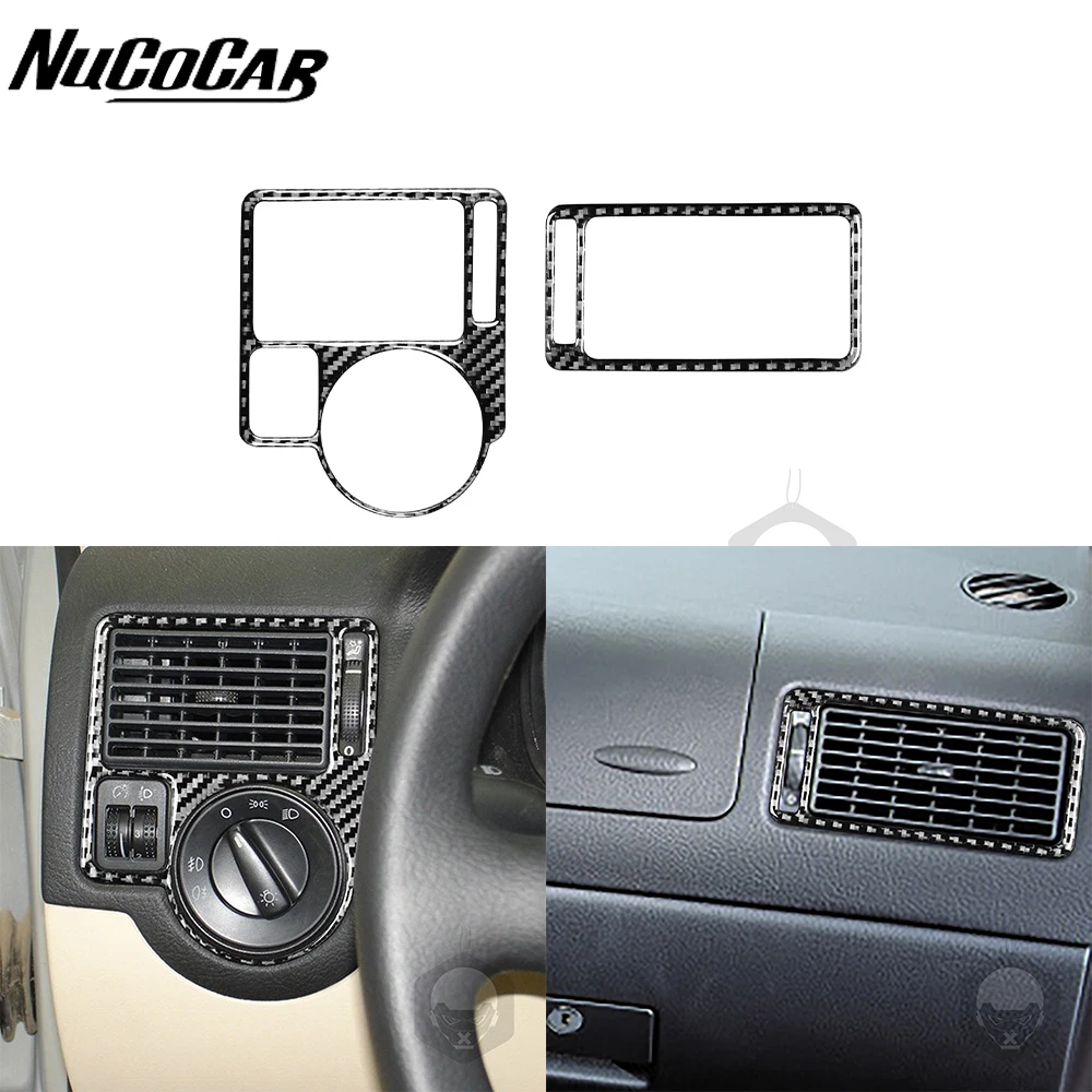 

Для Volkswagen Golf 4 MK4 1999-2004 Tuyere из углеродного волокна с обеих сторон инструмента аксессуары для интерьера автомобиля декоративные наклейки