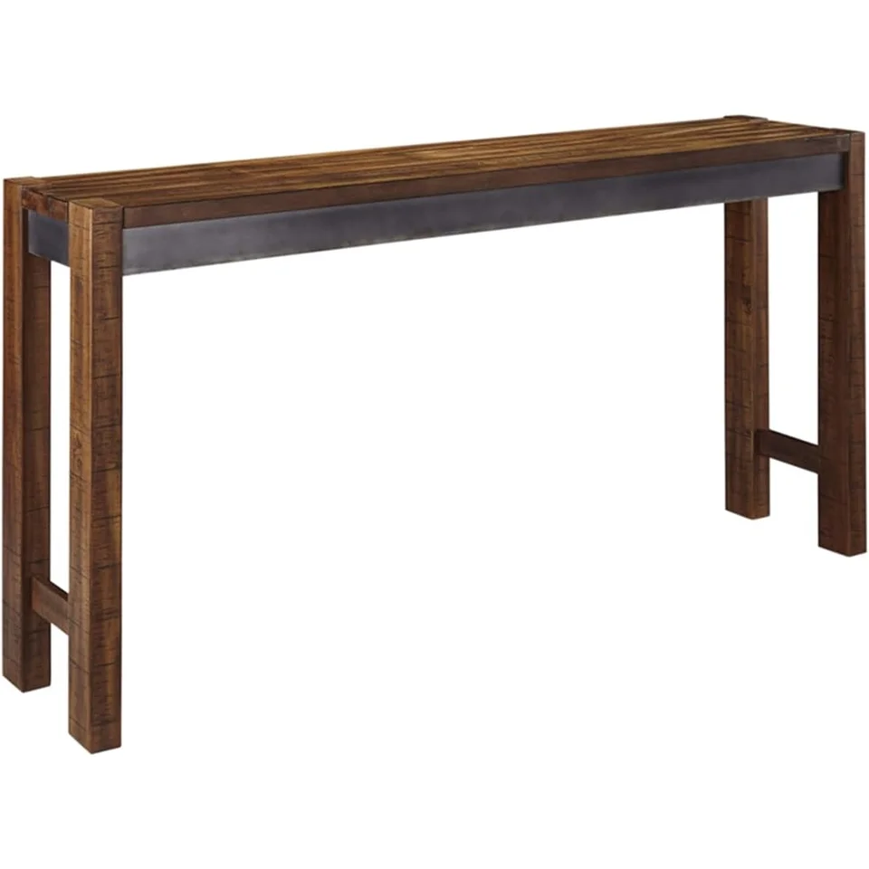 Industrial Rectangular Dining Counter Height Table