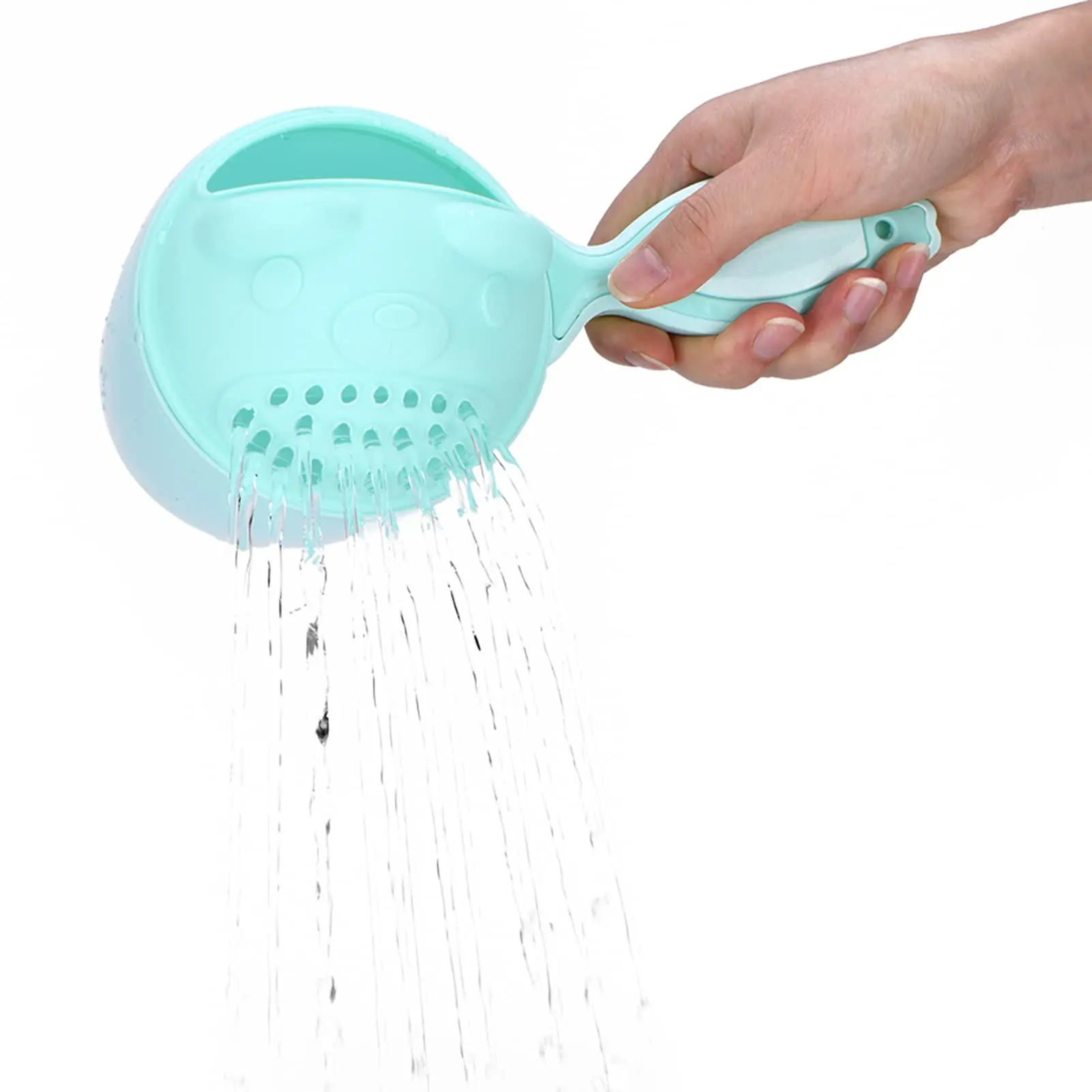 Tazza per il lavaggio della testa del bambino, tazza per shampoo, tazza per il lavaggio del viso per neonati e bambini, tazza per il risciacquo con protezione per gli occhi - immagine 6