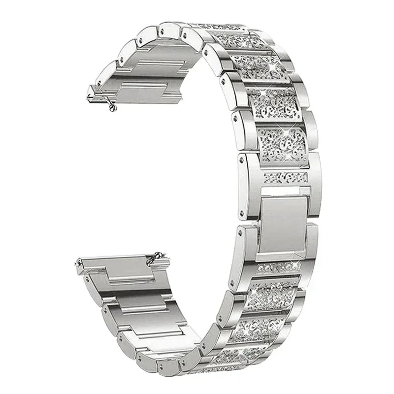 Elegant Diamond Bracelet Metal Strap