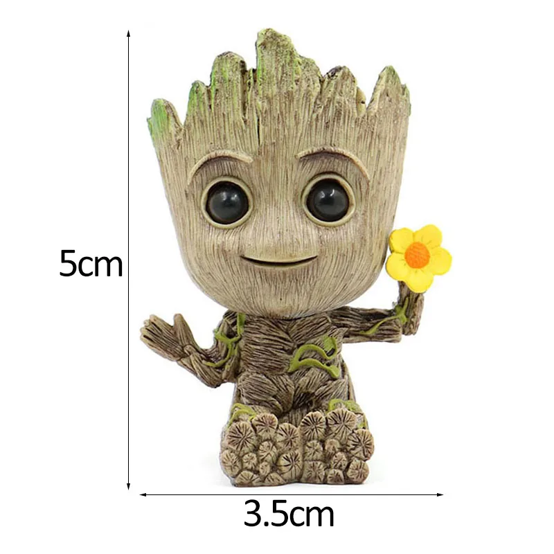 Baby Groot Blumentopf, 2pcs Baby-Groot Blumentopf, Innovative