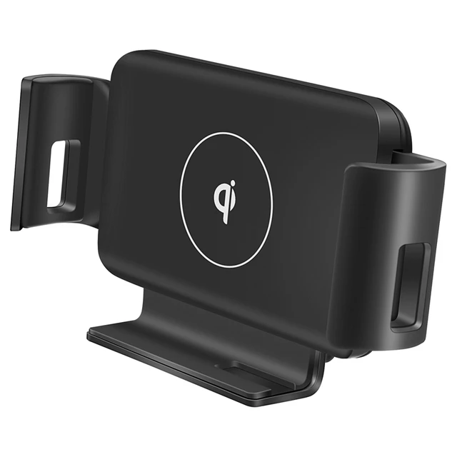 Smart Grip 15W Wireless Fast Charging Mount | Vent + Dashboard + Windshield  | Black