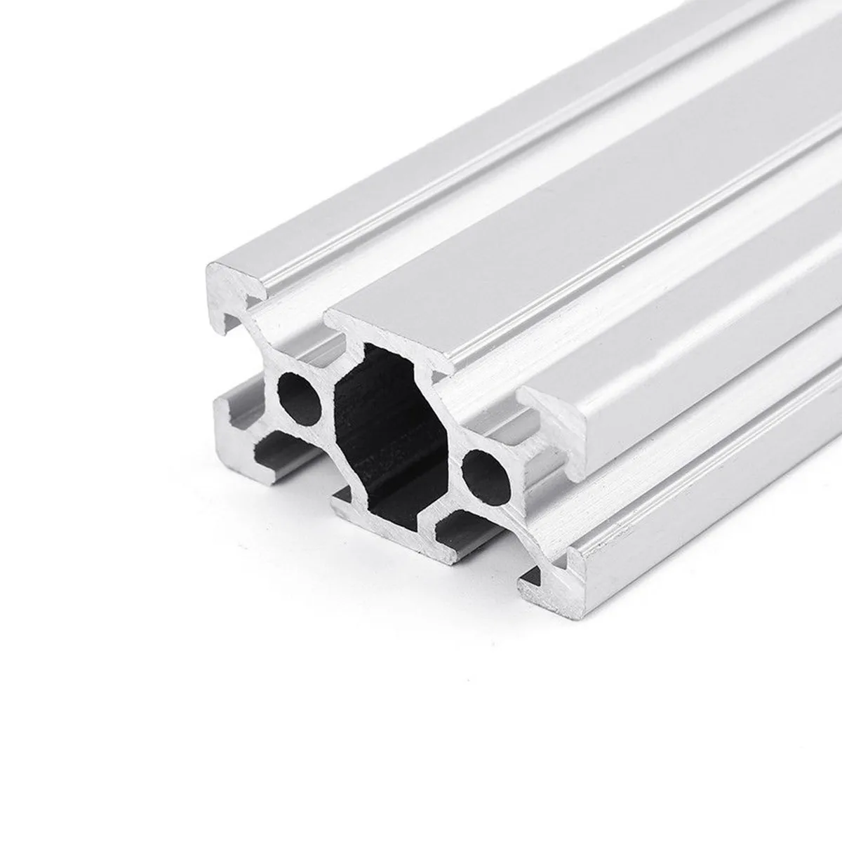 2PCS Aluminum Extrusion Profile For CNC 3D Printer Parts CZ Length 100mm-1200mm European Standard