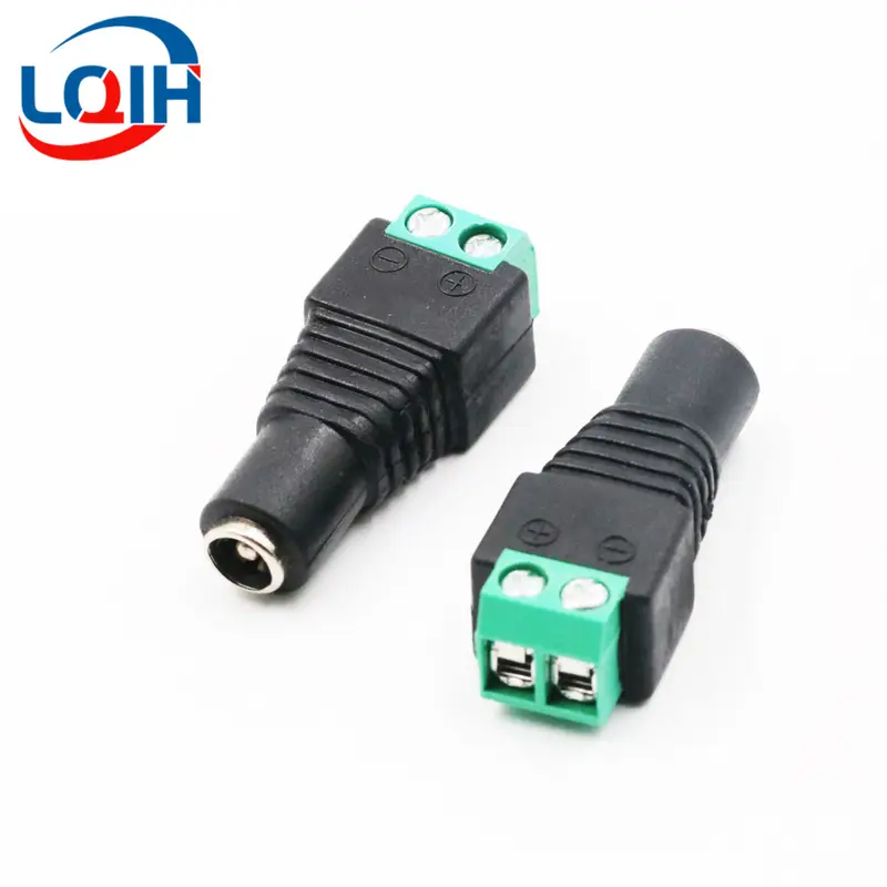 DC Terminal Connector 2pin DC Power Adapter 5.5mm x 2.1/2.5mm Plug Male to Female Jack Connector Plug For LED Strip CCTV Came - Image 8