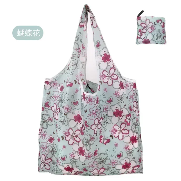 Eco-Friendly Reusable Foldable Tote: Large Multi-Purpose Shopping & Storage Bag