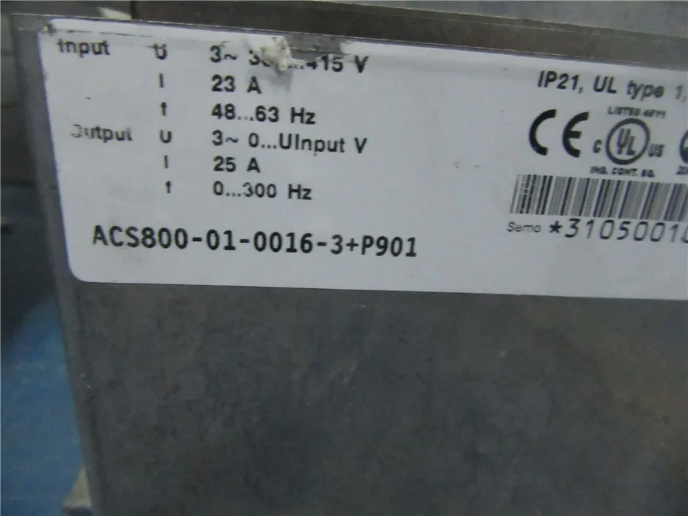 

ACS800-01-0016-3+P901 11KW 380V Used Good In Condition
