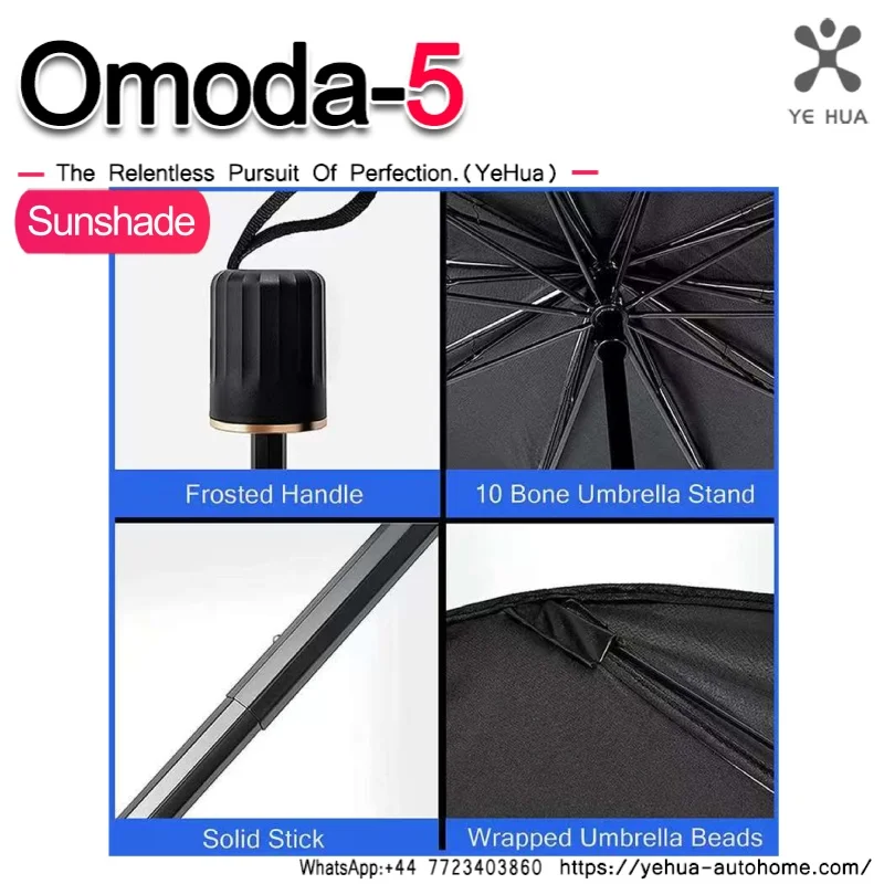 For Chery Omoda C5-Car parasol car front windshield visor sunshade car with sun block folding sunscreen sunshade