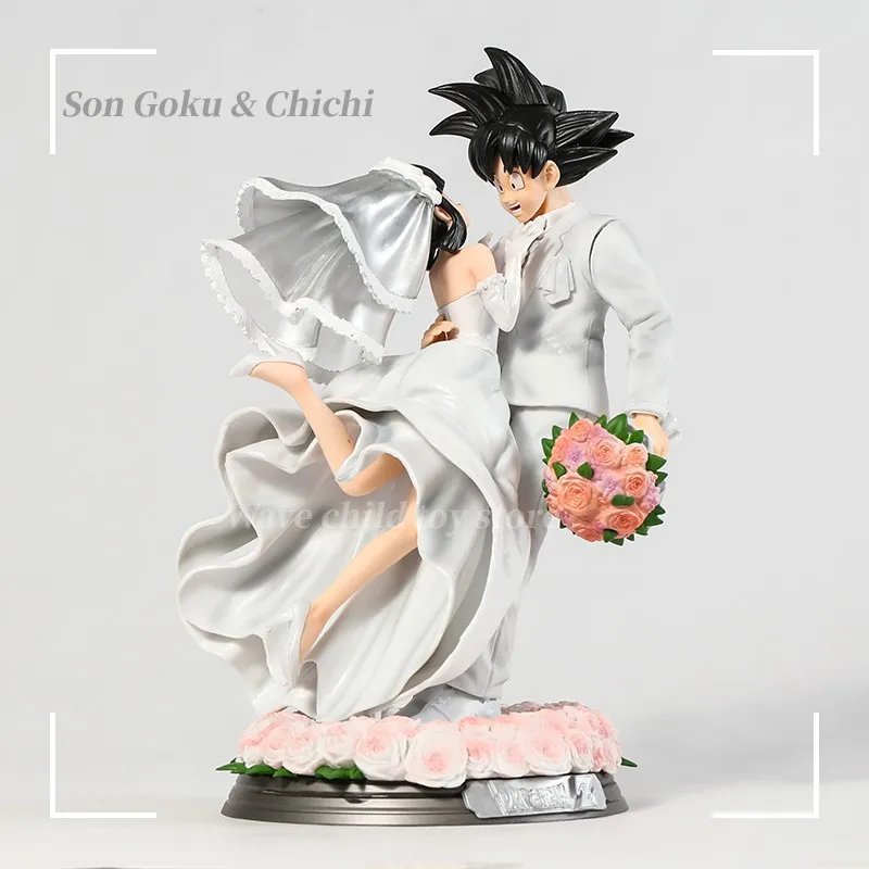 

Dragon Ball Son Goku & Chichi Wedding Vegeta Excellent Figure Anime Model Statue Toy Collectibles Gift Wonderful Birthday Gifts