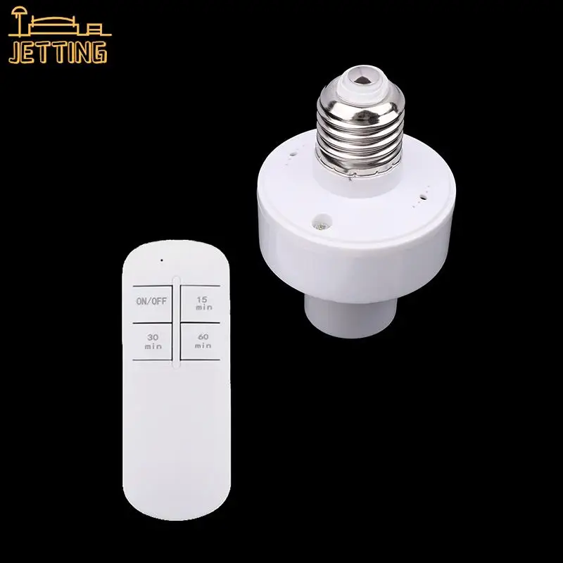 1/2PCS House Multi Light Switch Baby Room Bedroom Timer Switch Wireless Remote Control Smart Timer E27 Lamp Holder