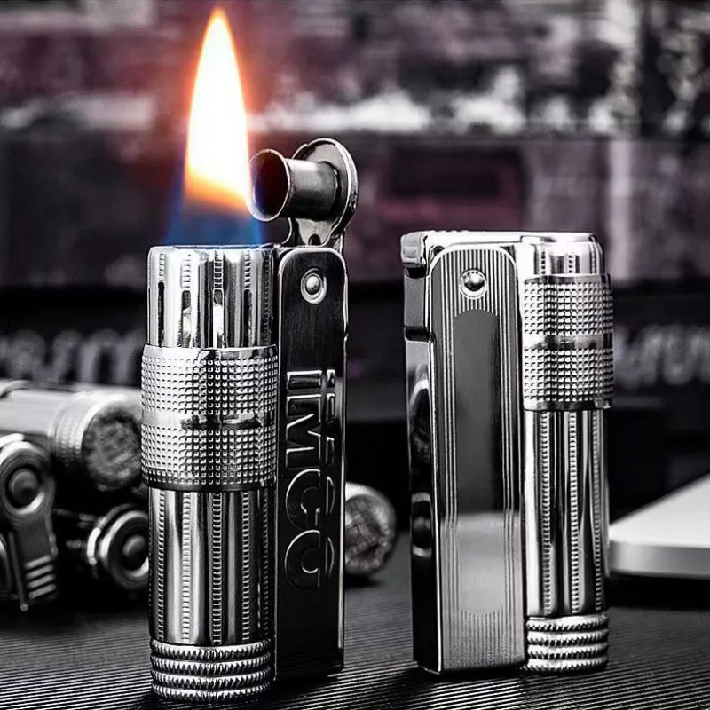 Original IMCO 6700 Retro Stainless Steel Metal Lighter Austrian