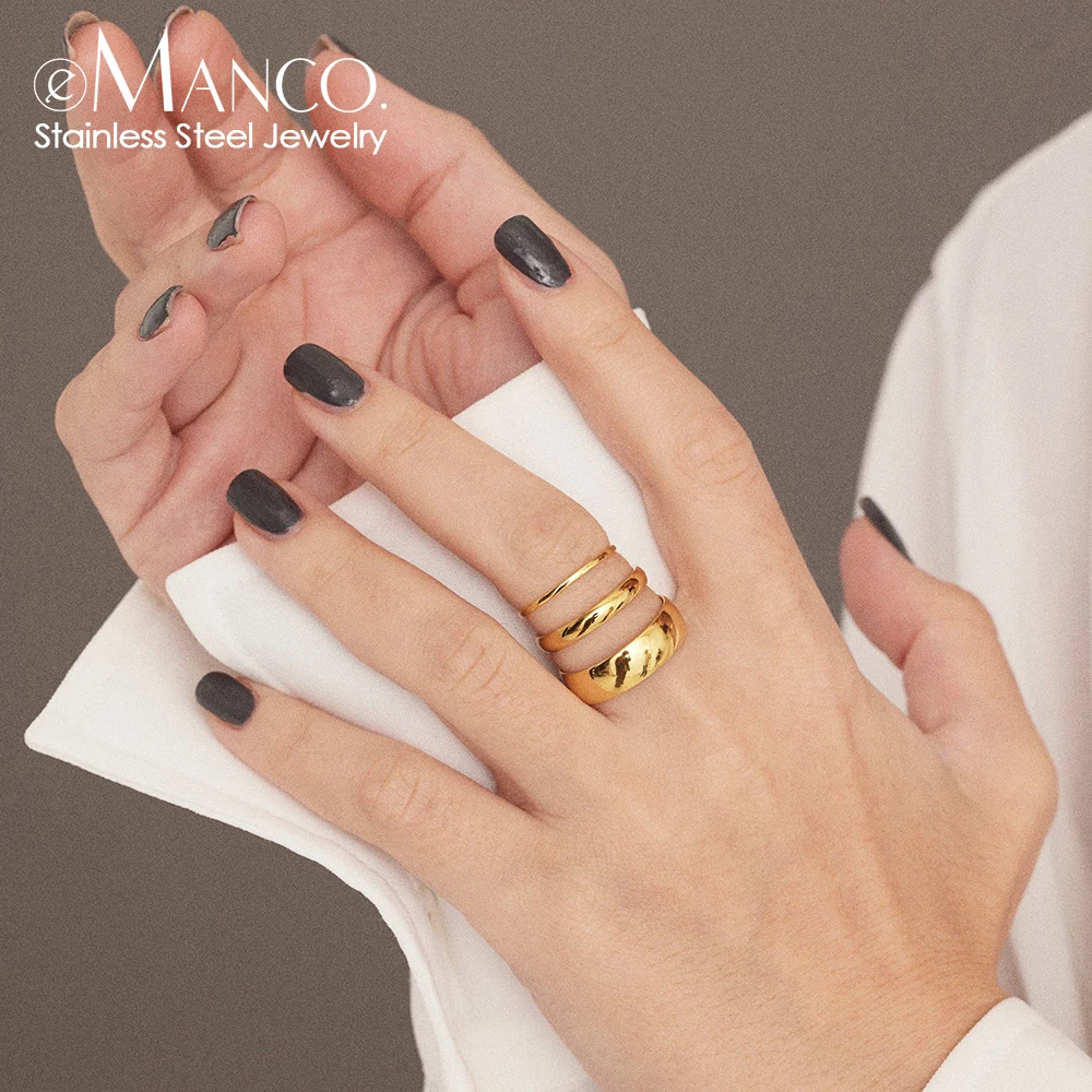 Tanie E-manco klasyczne pierścienie do